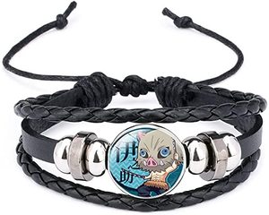 HUAYI-pulsera ajustable para <span class=keywords><strong>Cosplay</strong></span>, accesorios de animación, Kamado, Tanjirou, Demon Slayer, Kamado, <span class=keywords><strong>Nezuko</strong></span> - Product Image 5