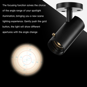 Chất lượng cao 3W 5W COB dẫn theo dõi ánh sáng không thấm nước thông minh lõm từ theo dõi ánh sáng trắng bề mặt gắn cho cửa hàng thương mại - Product Image 3