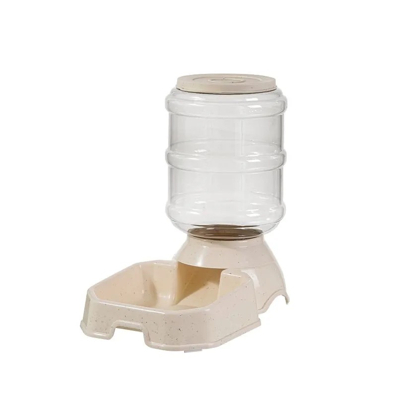 beige food feeder
