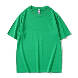 เสื้อยืดคอตตอน 100% หนัก 220 กรัม แบบสั่งทำพิเศษ OEM ODM ทรงโอเวอร์ไซส์ คอกลม แขนสั้น ไม่มีลาย พร้อมสกรีนโลโก้ - Product Image 5