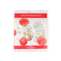 Vente chaude Saint Valentin Coffret Décorations Amour Proposition De Mariage Décor De Fête De Mariage Ballons Papier Crêpe pour la Fête
