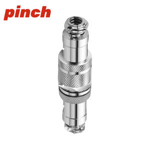 Pinch GX12 Aviation Connector Male Female M12 Soldering Wire Straight <b>Plug</b> 2 3 4 5 Pin For <b>Replace</b> Repair - Product Image 3