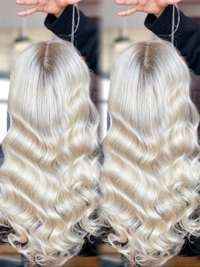 Personnalisé Fait En Gros Meilleure Qualité 8*8 Pleine Dentelle Topper Vague Femme Humaine Cheveux Topper pour Femmes Blanches - Product Image 6