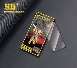 เกราะ OG หมีแพนด้ากระจกนิรภัยกันไฟฟ้าสถิต9H 2.5D ป้องกันหน้าจอสำหรับ <span class=keywords><strong>iPhone</strong></span> Samsung - Product Image 4