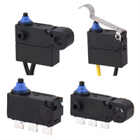 Micro-interrupteur étanche IP67 Baokezhen, interrupteur de fin de course 3A/5A/10A 125V/250VAC M02/M12, micro-interrupteurs à levier à rouleau droit