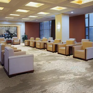 Thân thiện với môi tiệc hội trường Thảm cắt đống tường để tường nhà hàng 80% len 20% nylon axminster khách sạn sàn thảm cho khách sạn