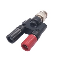 Prise banane BNC nickelée 4 mm, vidéo BNC rotative 2 bornes, prises bananes BNC mâle et femelle rotatives 2x femelle