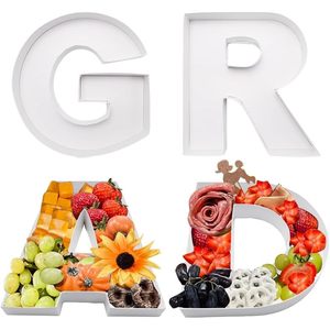 Plateau rectangulaire de 8 pouces en carton biodégradable de qualité alimentaire pour lettres de diplôme, idéal pour la décoration de fête de remise des diplômes 2026 - Product Image 1