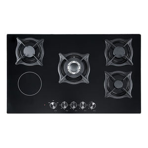 Appareils de <span class=keywords><strong>cuisson</strong></span> encastrables - Table de <span class=keywords><strong>cuisson</strong></span> multifonctionnelle, plaque de <span class=keywords><strong>cuisson</strong></span> à gaz, cuisinière à induction électrique, commande par bouton, panneau en verre, cuisinière à gaz - Product Image 4