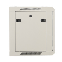 Armoire murale réseau 19 pouces 6U avec porte en verre blanc Support de serveur en acier de 600mm de profondeur