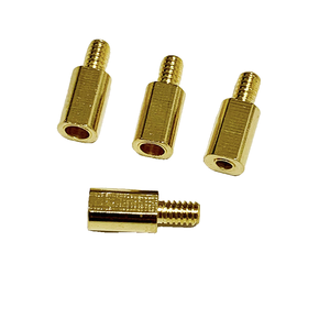 Chất lượng cao Mini CNC tùy chỉnh chính xác Threaded Brass liên hệ với pin cơ khí tùy biến cho mùa xuân thăm dò cho thử nghiệm nạp pins - Product Image 4