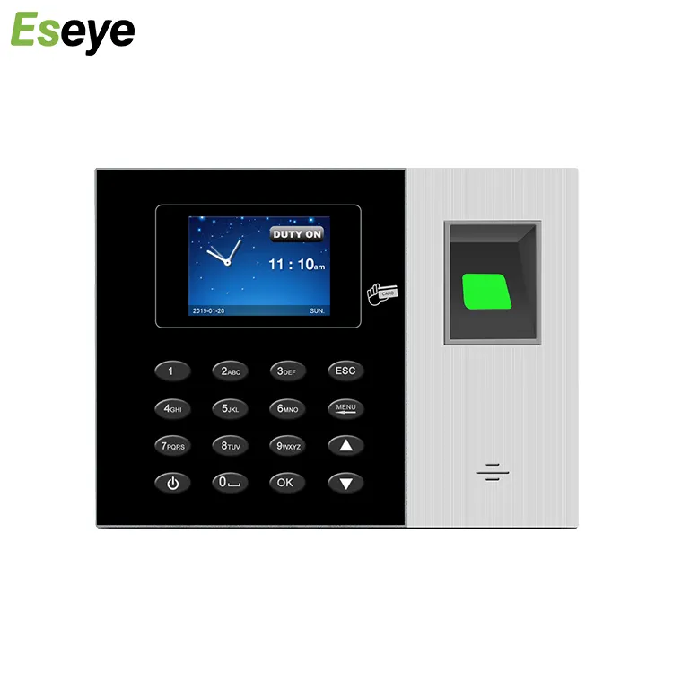Eseye 3802 High Quality Wifi Time Attendance Software Punch Clock Recording Devices