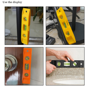 Niveaux à bulle magnétiques, <span class=keywords><strong>mini</strong></span> niveau à bulle de poche, règle horizontale portable, outil de mesure pour le bricolage - Product Image 6