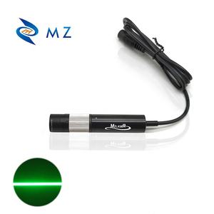 कॉम्पैक्ट समायोज्य ध्यान केंद्रित D16mm 520nm 50/100mW ग्लास लेंस ग्रीन लाइन 110 डिग्री लेजर मॉड्यूल + ब्रैकेट + बिजली की आपूर्ति - Product Image 3