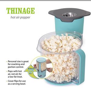 Máquina para hacer <span class=keywords><strong>palomitas</strong></span> de maíz rápida portátil de cocina automática, 220V, aire caliente eléctrico, Mini máquina para hacer <span class=keywords><strong>palomitas</strong></span> de maíz con cubierta superior - Product Image 5
