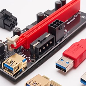Neu Neueste VER 009S <span class=keywords><strong>PCI</strong></span>-E 1X bis 16X LER Riser 009 Karten verlängerung <span class=keywords><strong>PCI</strong></span> Express Adapter USB 3.0 Kabels trom - Product Image 3