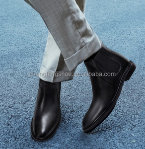 بوت تشيلسي من جلد العجل الإيطالي الأصلي موديل <span class=keywords><strong>2025</strong></span> للرجال، يزيد الطول 8 سم، حذاء جلدي مصنوع يدويًا للرجال - Product Image 5