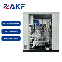 Compresseur d'air sans huile de type sec ZAKF à économie d'énergie 90 kW 120 CV 10 bars 12,3 m³/min – Air pur pour la production de boissons et médicale