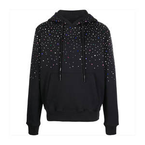 Top Quality Made <b>Rhinestones</b> <b>Hoodies</b> Factory Made Wholesale Low Price Trendy <b>Hoodies</b> - Product Image 5