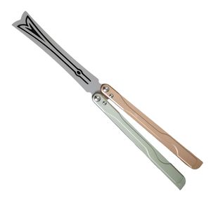 Настоящий нож бабочка usb флэш-накопитель пользовательский нож бабочка алюминиевые игрушки для практики - Product Image 4