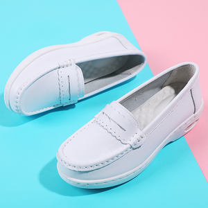Zapatos de <span class=keywords><strong>Enfermera</strong></span> Blancos de Hospital, Transpirables, con Tacón de Cuña, Zapatos de Enfermería, <span class=keywords><strong>Zuecos</strong></span>, Venta al Por Mayor de Fábrica al Mejor Precio - Product Image 5