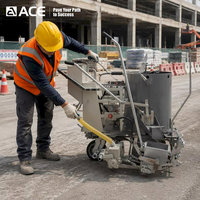Machine de marquage routier thermoplastique à poussée manuelle AC-HPT