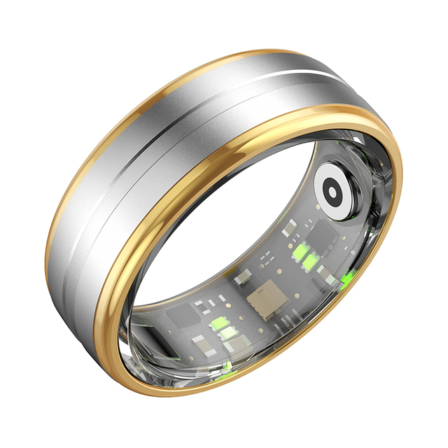 Factory Stainless Steel R06 Smart Ring Heart Rate & Blood Oxygen Monitoring Fitness Smart Wear for Women Men