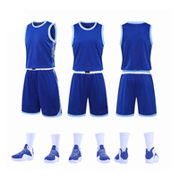 Débardeur de sport personnalisé double tissu polyester concevez votre logo maillot de basket-ball réversible