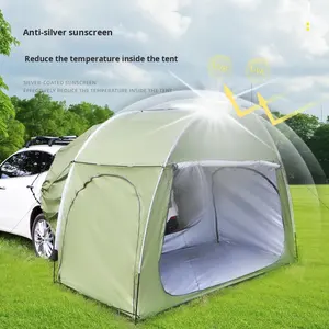 เต็นท์ท้ายรถอเนกประสงค์แบบเปิดเร็วเคลือบเงินอ็อกซ์ฟอร์ด สำหรับตั้งแคมป์กลางแจ้ง กันฝน สำหรับรถ SUV - Product Image 3