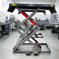 Elevador de Tijera Automotriz Más Vendido, Elevador Hidráulico para Autos, Elevador de Tijera Pequeño, Elevador de Vehículos, Rampa para Autos, Elevador de Tijera Eléctrico