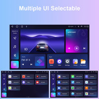 Estéreo para Auto Android de 9 Pulgadas con Wifi, 4G, Carplay, Radio Universal, Navegación GPS, Pantalla Táctil, Reproductor Multimedia con Perilla