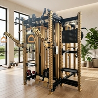 Système de rack de musculation commercial en acier réglable, pliable, mural, avec barre de traction pour l'entraînement des triceps