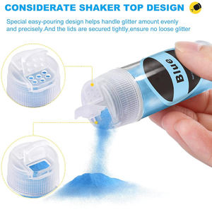 20g/bottiglia di pigmento luminoso a base d'acqua fotoluminescente 0.7 oz bagliore nel buio Kit di pittura bagliore nella polvere scura - Product Image 3