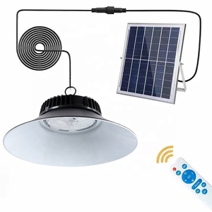 100 wát năng lượng mặt trời hệ thống đèn trần cho nhà cắm trại nhẹ Lũ lụt Vòng nhà hàng treo ánh sáng mặt dây chuyền - Product Image 1