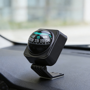 Niveau à bulle de haute précision pour voiture, <span class=keywords><strong>boussole</strong></span> portable embarquée pour véhicules tout-terrain quotidiens, accessoires intérieurs de voiture - Product Image 1