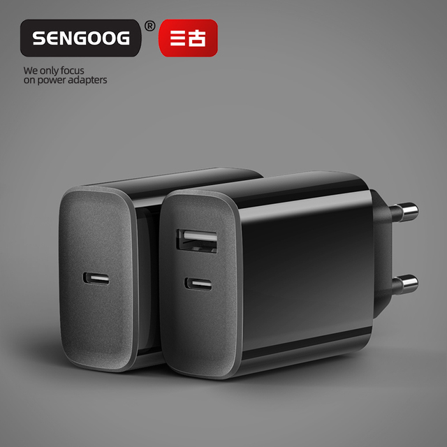Factory Direct Dual Port A+C 25W Super Fast Charging GaN Wall Charger USB QC3.0 PPS South Korea KC KCC Accredited PD Function