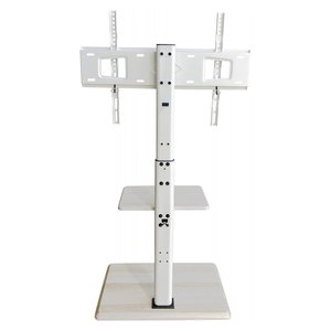 Soporte para monitor TV de suelo (40 Kg) VESA 600 x 400 Blanco y Madera ICA TR59 - Product Image 4