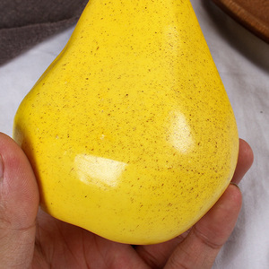 Simulated Korla fragrant pear fruit <b>model</b>, sample room living room coffee table ornament, photography and sketching props - Product Image 3