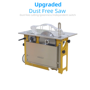 Máy cưa gỗ cầm tay J2, máy chế biến gỗ, máy cưa mini để bàn với tấm lật 6.2KW - Product Image 6