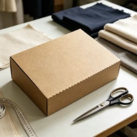 Boîtes d'expédition en carton ondulé kraft personnalisées, boîtes pliables pour l'emballage de produits e-commerce