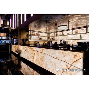 Pannello Decorativo in Finto Quarzo per Banconi, Pannello Murale Traslucido, Lastre Grandi in Alabastro Artificiale e <span class=keywords><strong>Marmo</strong></span> - Product Image 2