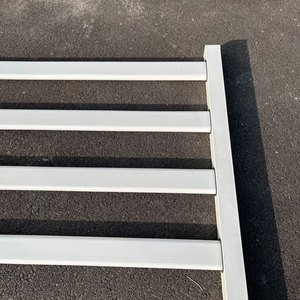 Bergaya White Post Rail Corral <span class=keywords><strong>3</strong></span>-Rail pagar kuda untuk peternakan ternak & kuda halaman panel Paddock pagar pertanian - Product Image 5