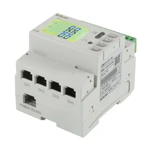 Active Power Class 1 ADW210 Multi Channel RS485 China iot Based Smart Energy Meter 3 Phase With External CTs