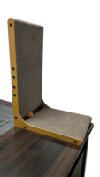 Griffoir pour chat en carton multifonctionnel en forme de L, durable, écologique, pour Halloween, à fixer au mur, pour l'intérieur, protège les meubles