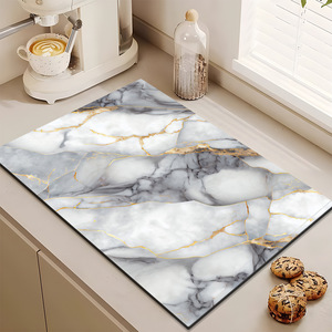 Kitchen <b>Bar</b> Counter Drain <b>Mat</b> Rectangle PVC Anti Slip Heat Insulation <b>Mat</b> For Kitchen Countertop - Product Image 4