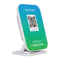 4G + WIFI dynamique qr code paiement générateur d'affichage QR code scan plate-forme paiement boîte avec affichage numérique Clavier externe