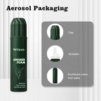 250ml Cosmétique Savon Douche Fouettée Gel Moussant Mousse Nettoyant Corps Hydratant Acides Aminés Lotion Éclaircissante