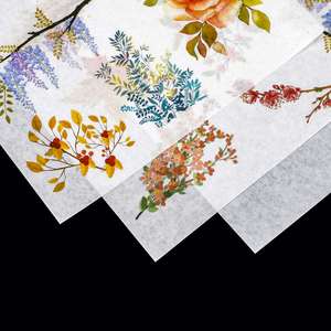 Papel Adhesivo Transparente para Impresión de Inyección de Tinta FX, 8.5x11 A4, Papel de Arroz Washi, con Respaldo de Plástico Transparente para Impresora - Product Image 4