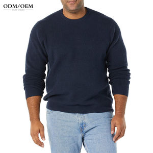 Suéter Personalizado con Logotipo OEM ODM para Hombre, Cuello Redondo, Diseño Jacquard, Tejido a Máquina, Manga Regular - Product Image 2