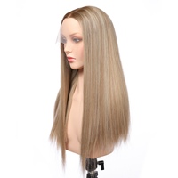 Vente directe usine : Cheveux humains vierges chinois pour perruques Lace Front, base transparente, longueurs variées, tailles de bonnet petites et grandes, densité 150%